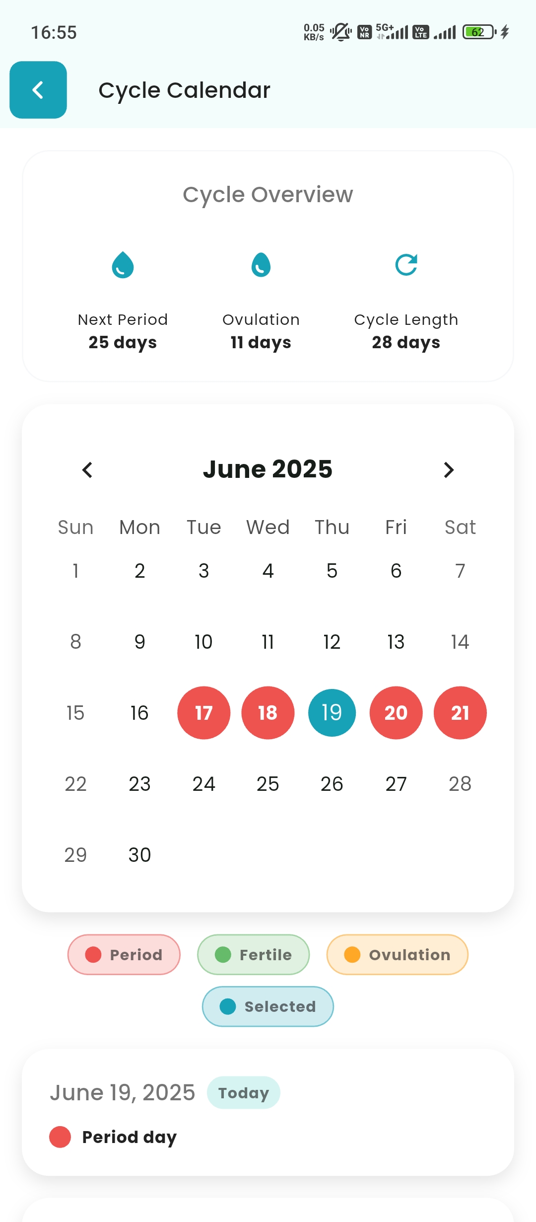 Period Tracker Screenshot 4